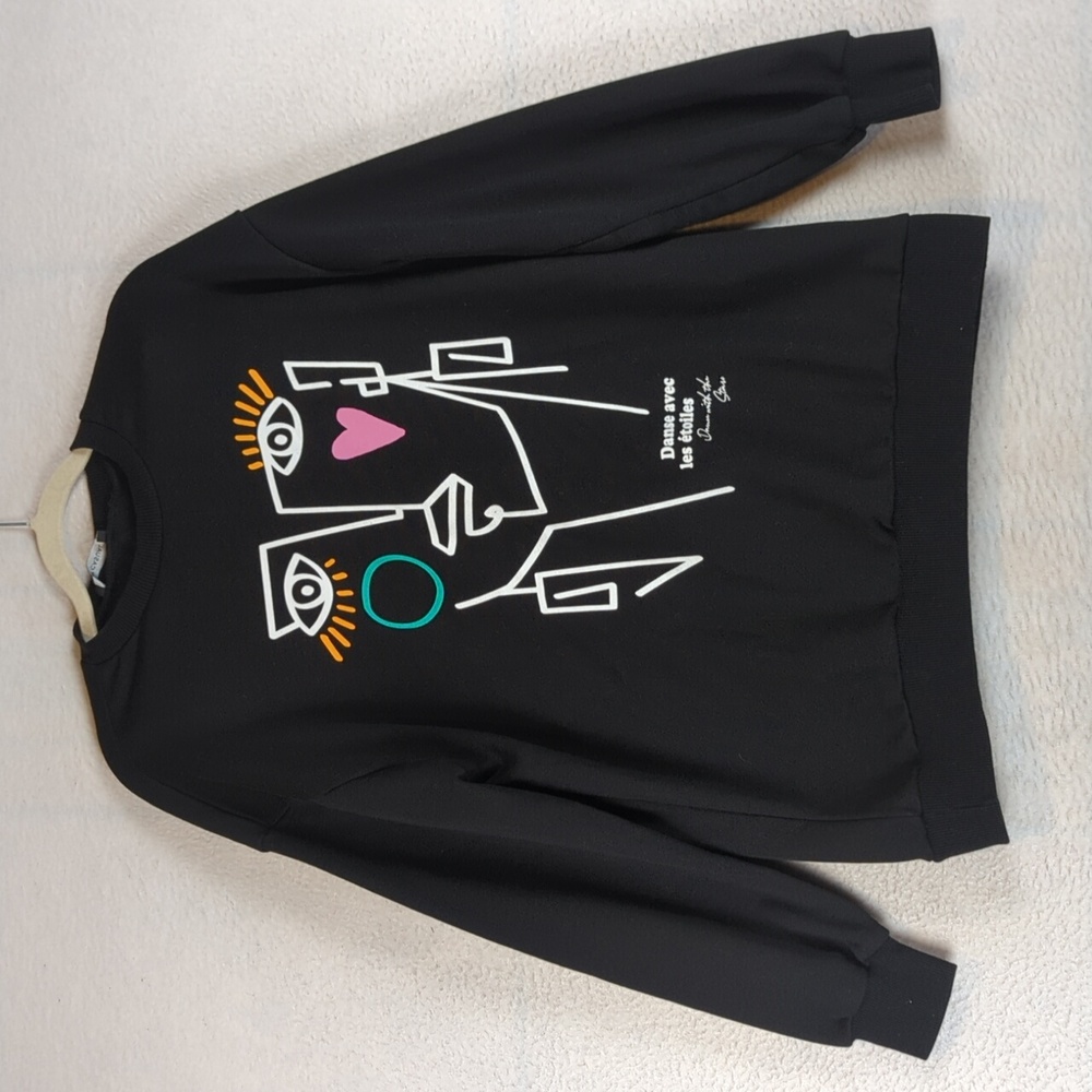 LCW Casual Women's Abstract Artistic Fashion Oversized‎ Sweater Size XS